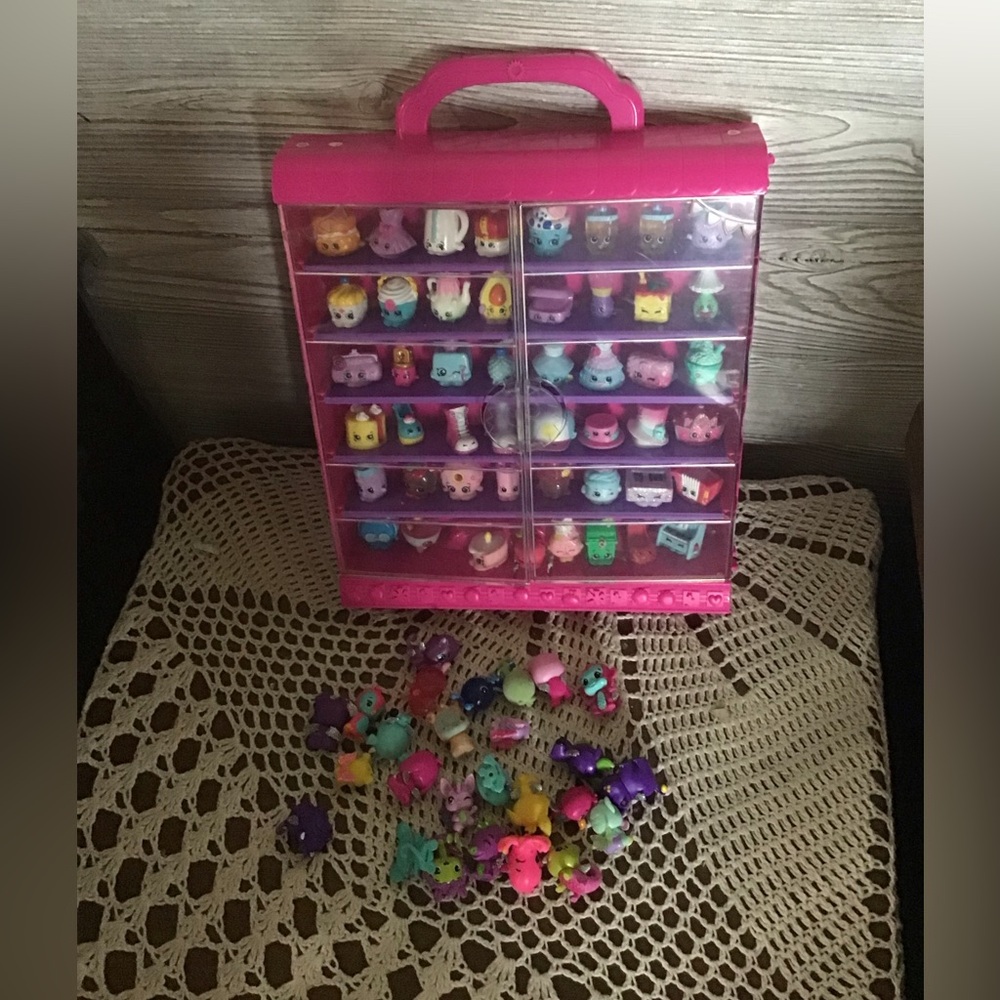 Shopkins with case and Hatchimals